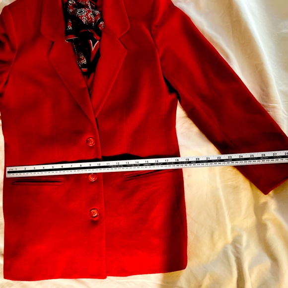 David Benjamin Wool Blazer Size 12 (fits largish - see measurements) fully lined - Picture 9 of 11